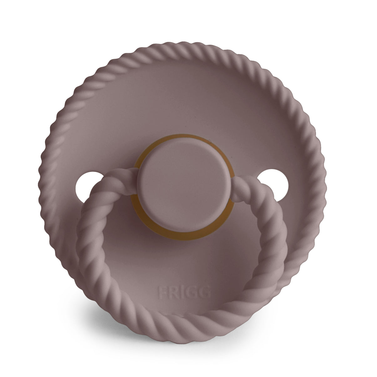 FRIGG Rope Latex Baby Pacifier 0-6M 1-Pack Twilight Mauve - Size 1 ...