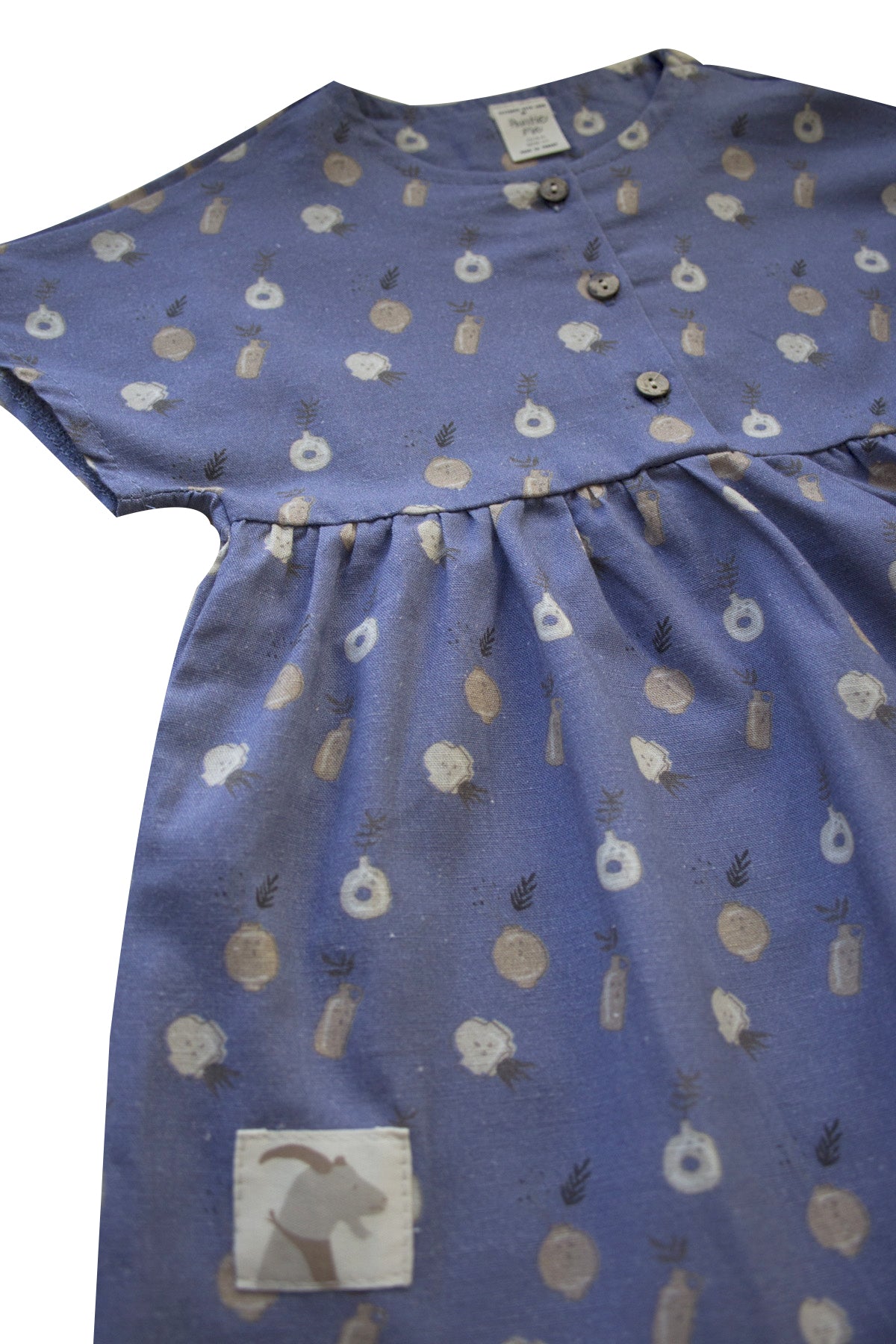 Blue Ice ’Plant Ceramics’ Dress