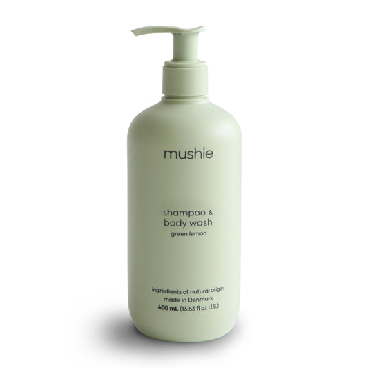 Mushie Baby Shampoo & Body Wash Green Lemon - 400 ml