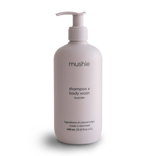 Mushie Baby Shampoo & Body Wash Lavender - 400 ml