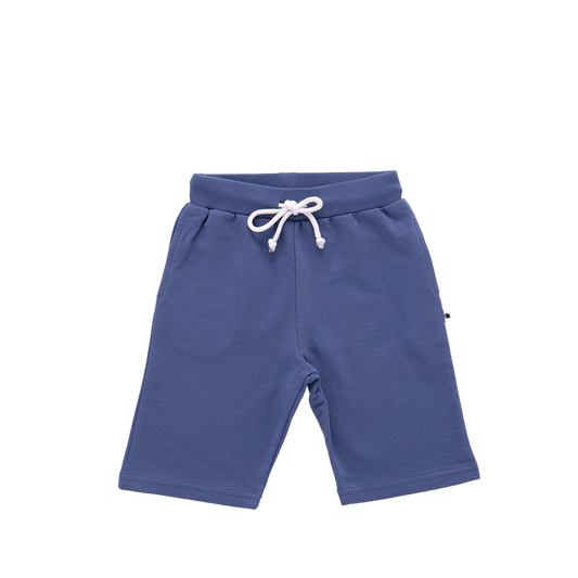 Organic cotton Bermuda Shorts - Aged 2 Yrs to 7 Yrs- Colored  Midnight Blue