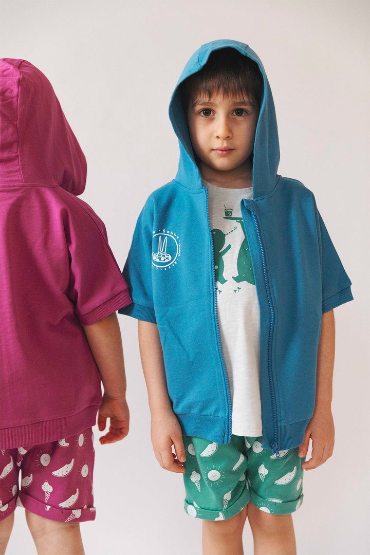 "Breeze" Sweatshirt -  Aged 6m to 3Yrs- Colored Blue