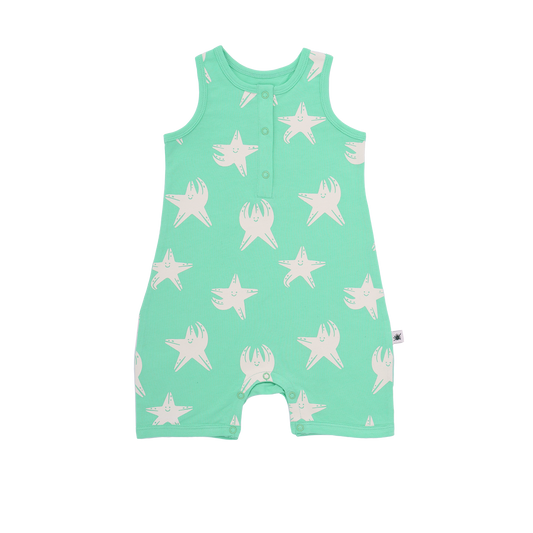 Captain Romper - Aged 0m to 3 Yrs-  Colored Green