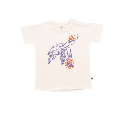 Comfy T-shirt -Aged 6m to 7 Yrs- Colored Offwhite