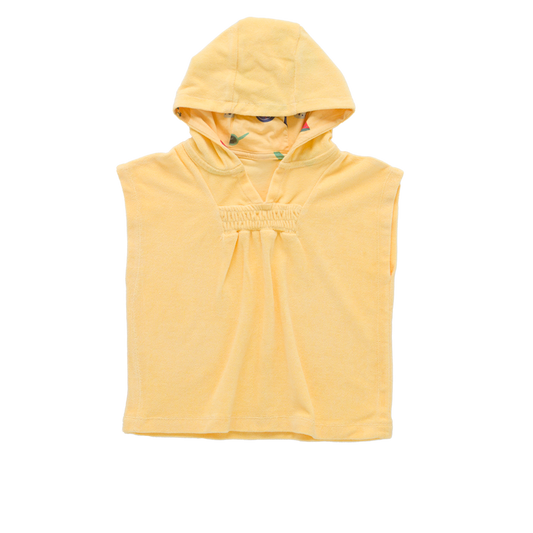 Organic Cotton Dandelion Terry Towel Top -Aged 12m to 5 Yrs- Colored Yellow