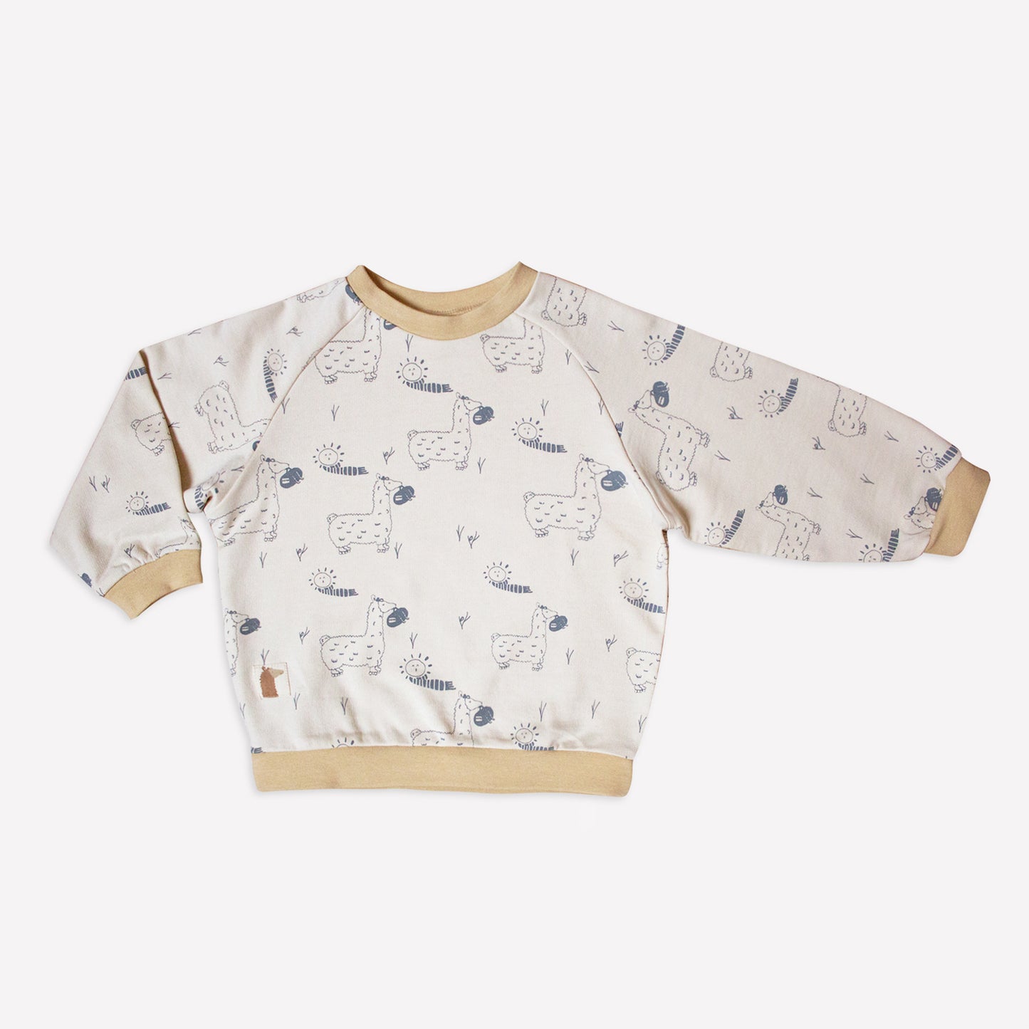 WHITECAP ’LAMA’S WAY’ SWEATER - Aged 3m to 4 Yrs