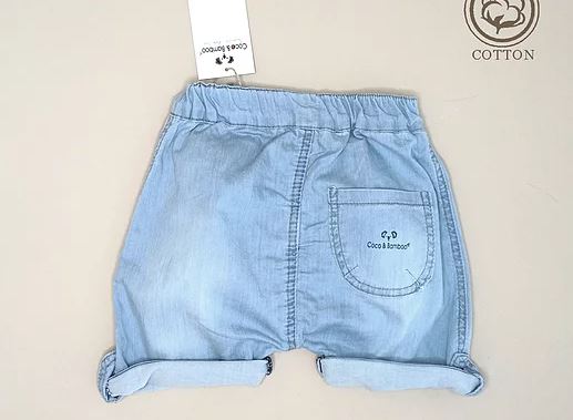 Sydney Jeans Short- Aged 9m to 3 Yrs- Colored Blue