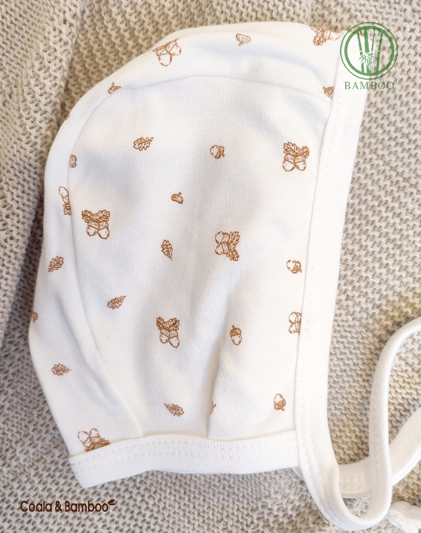 Newborn 8 pcs Set - Patterned Ecru