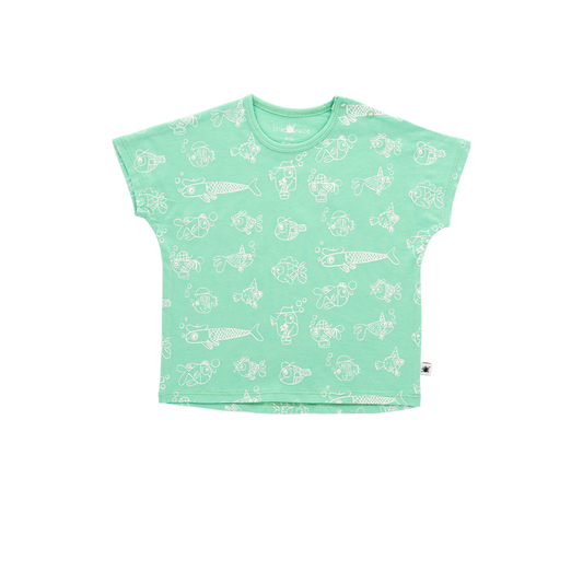 Party T-shirt -  Aged 6m to 7 Yrs- Colored Mint